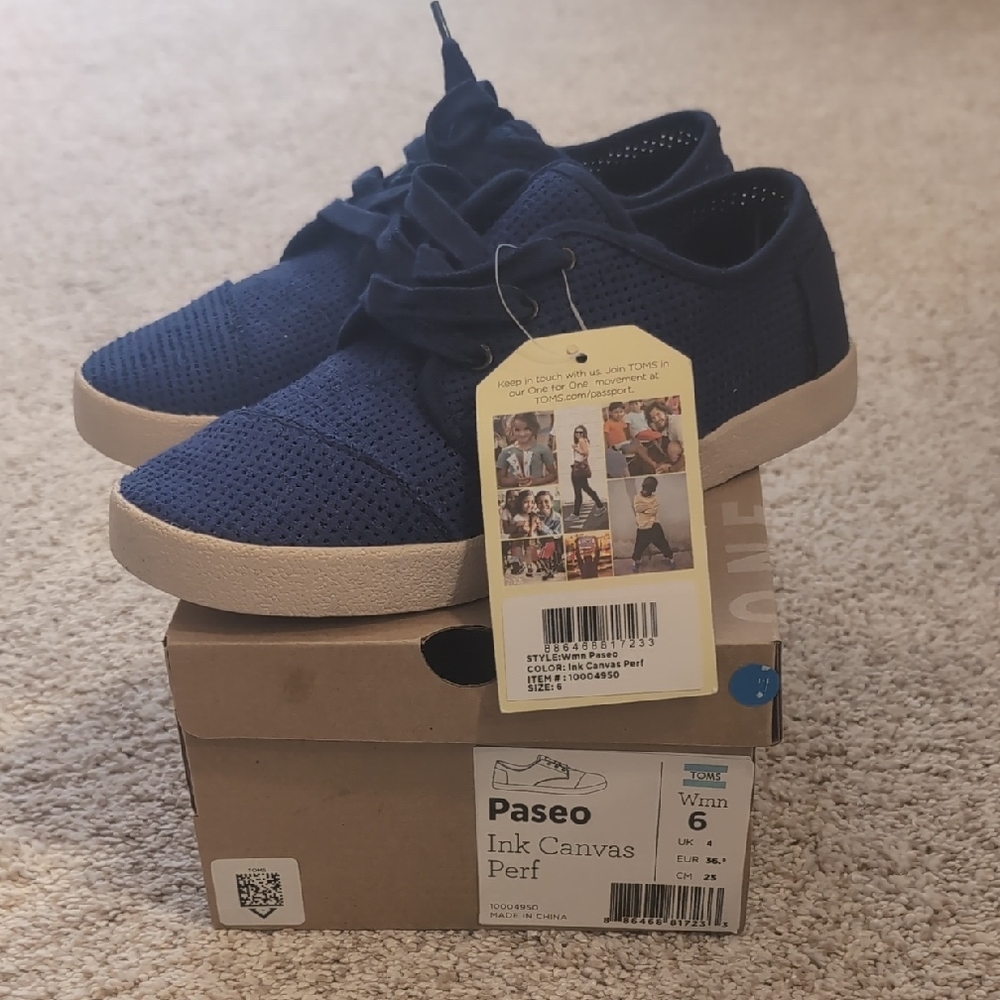 Toms Women's Ink Canvas Sneakers